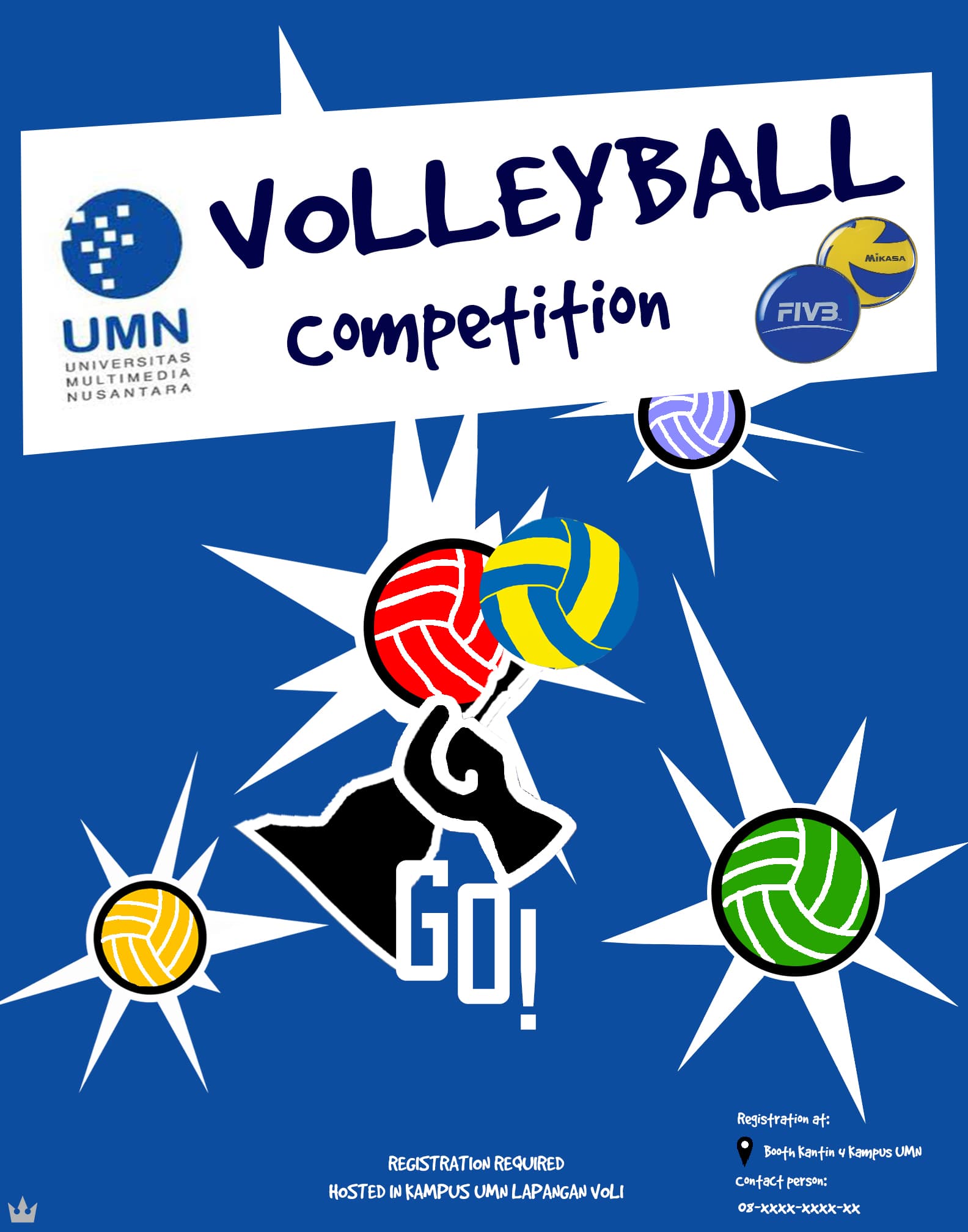 Volleyball Competition Poster